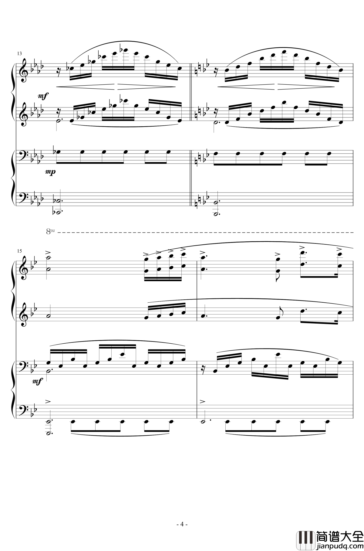 阿尔卡那钢琴谱_Asteria_冒险岛_神秘河