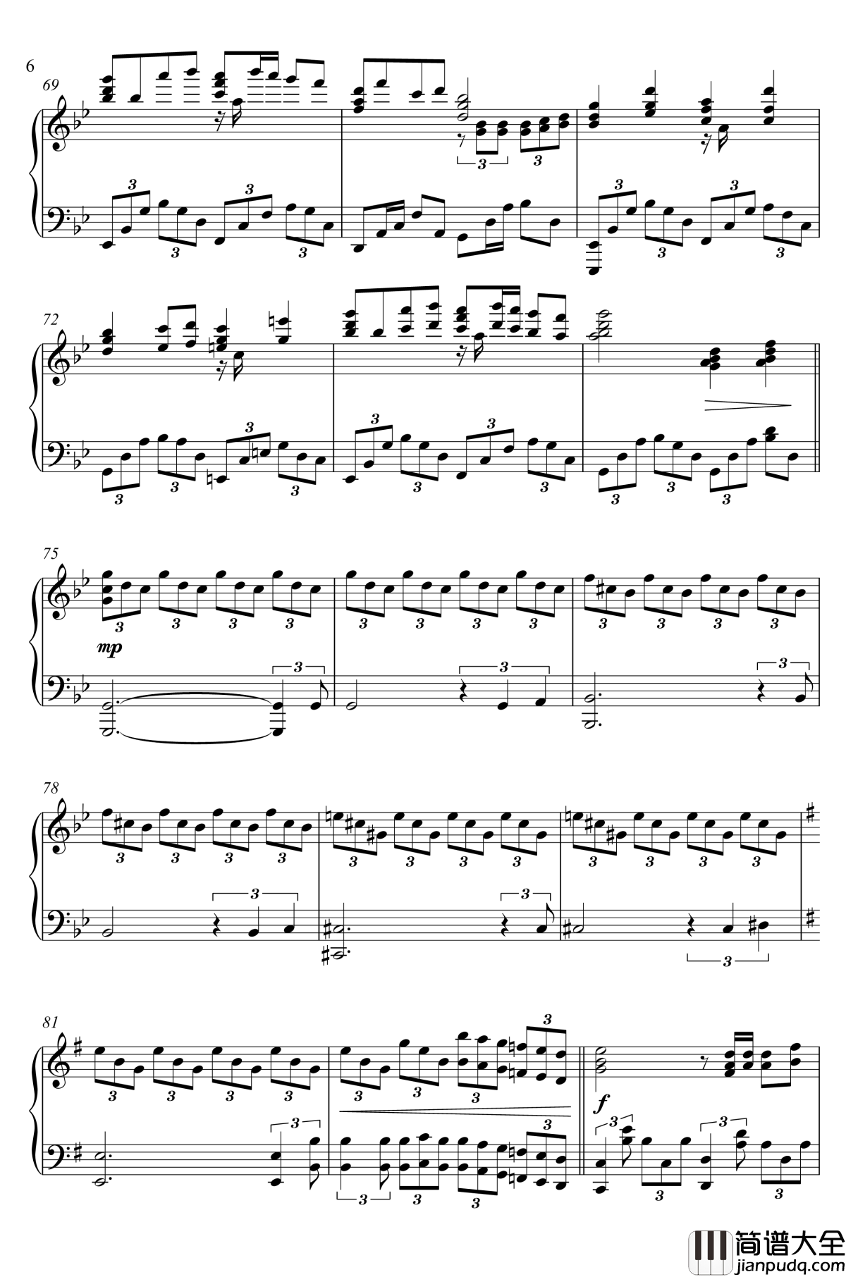 U.N.オーエンは彼女なのか？钢琴谱_いんぷれ_東方紅魔郷_东方project