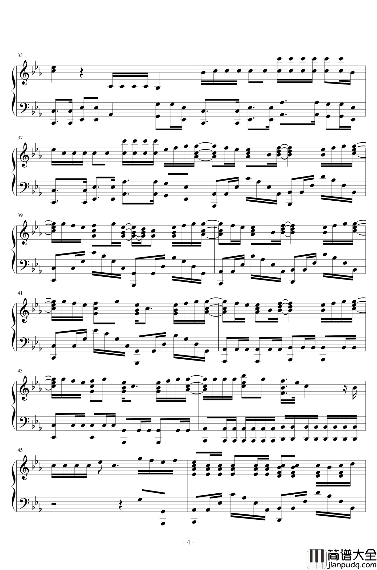 HandClap钢琴谱_Fitz_And_The_Tantrums