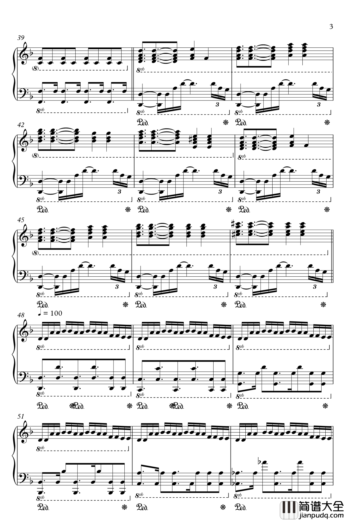 巫师3血与酒钢琴谱