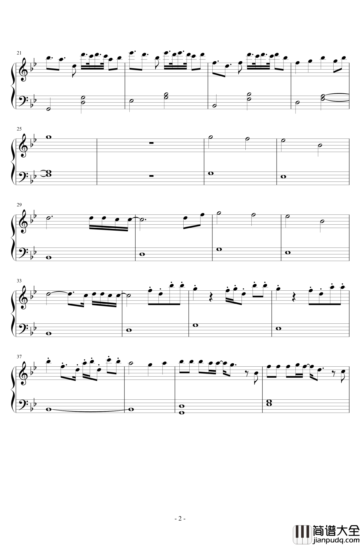 Alone简化版钢琴谱_Alan_Walker