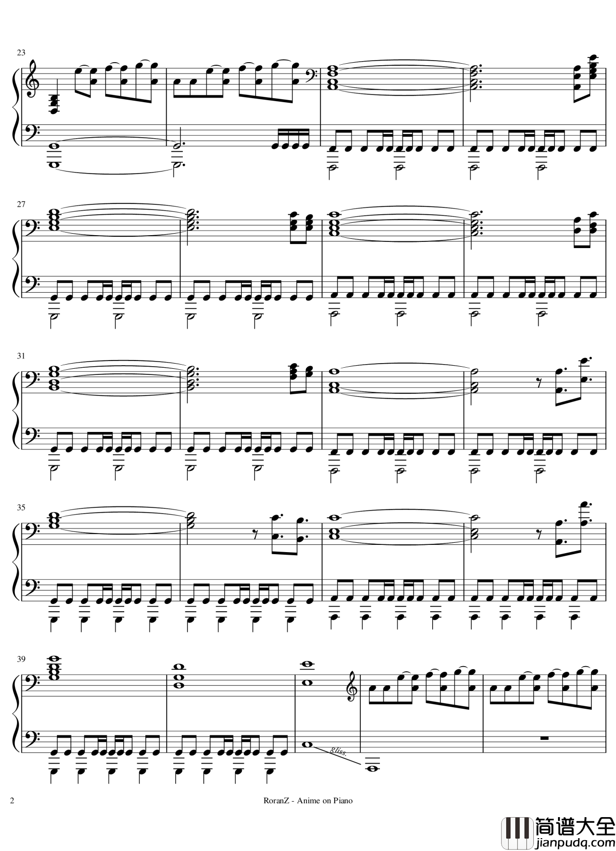 绝地求生刺激战场开场音乐钢琴谱_绝地求生