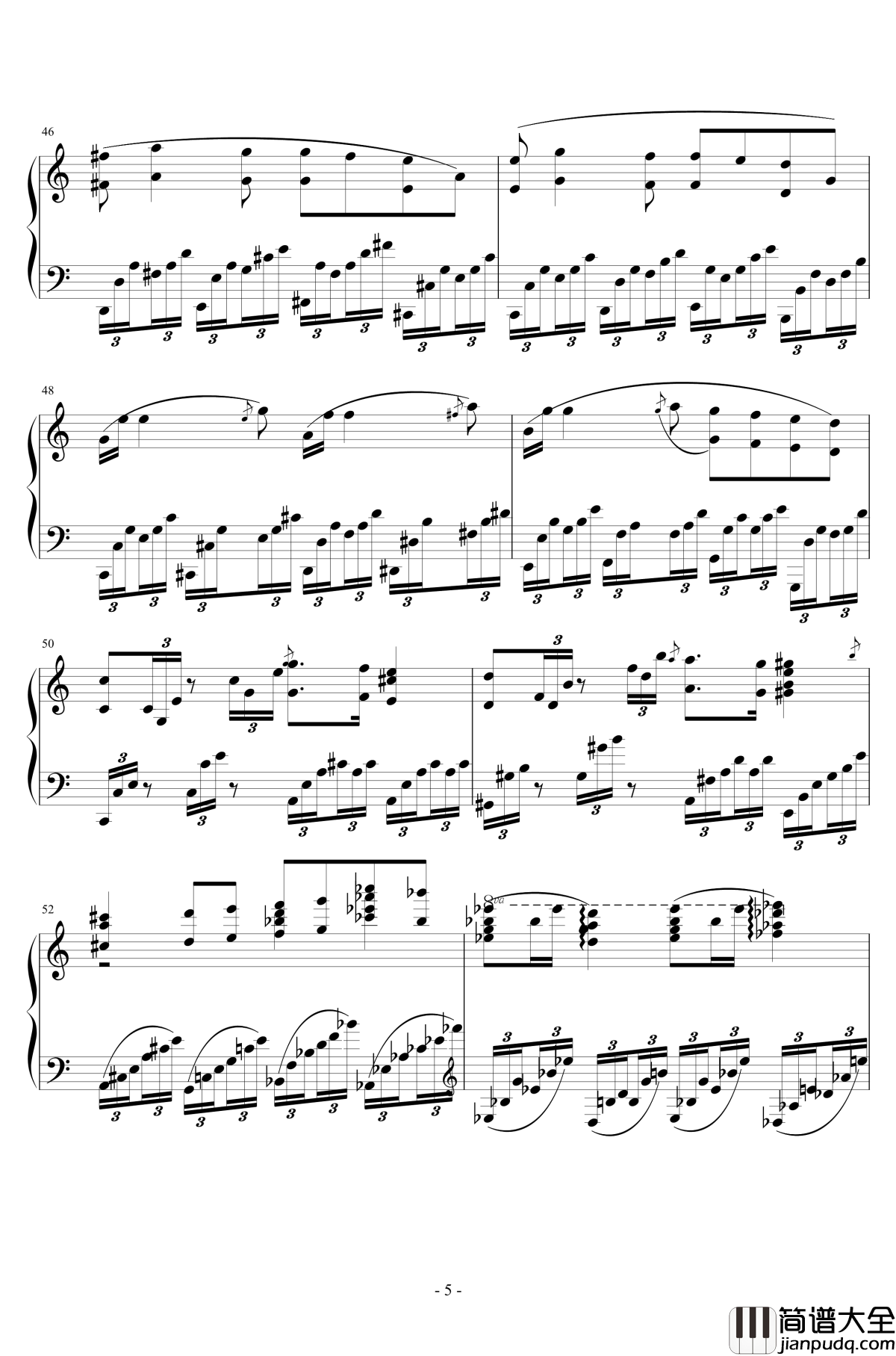 Ballade_No.1,_Op.92钢琴谱_一个球