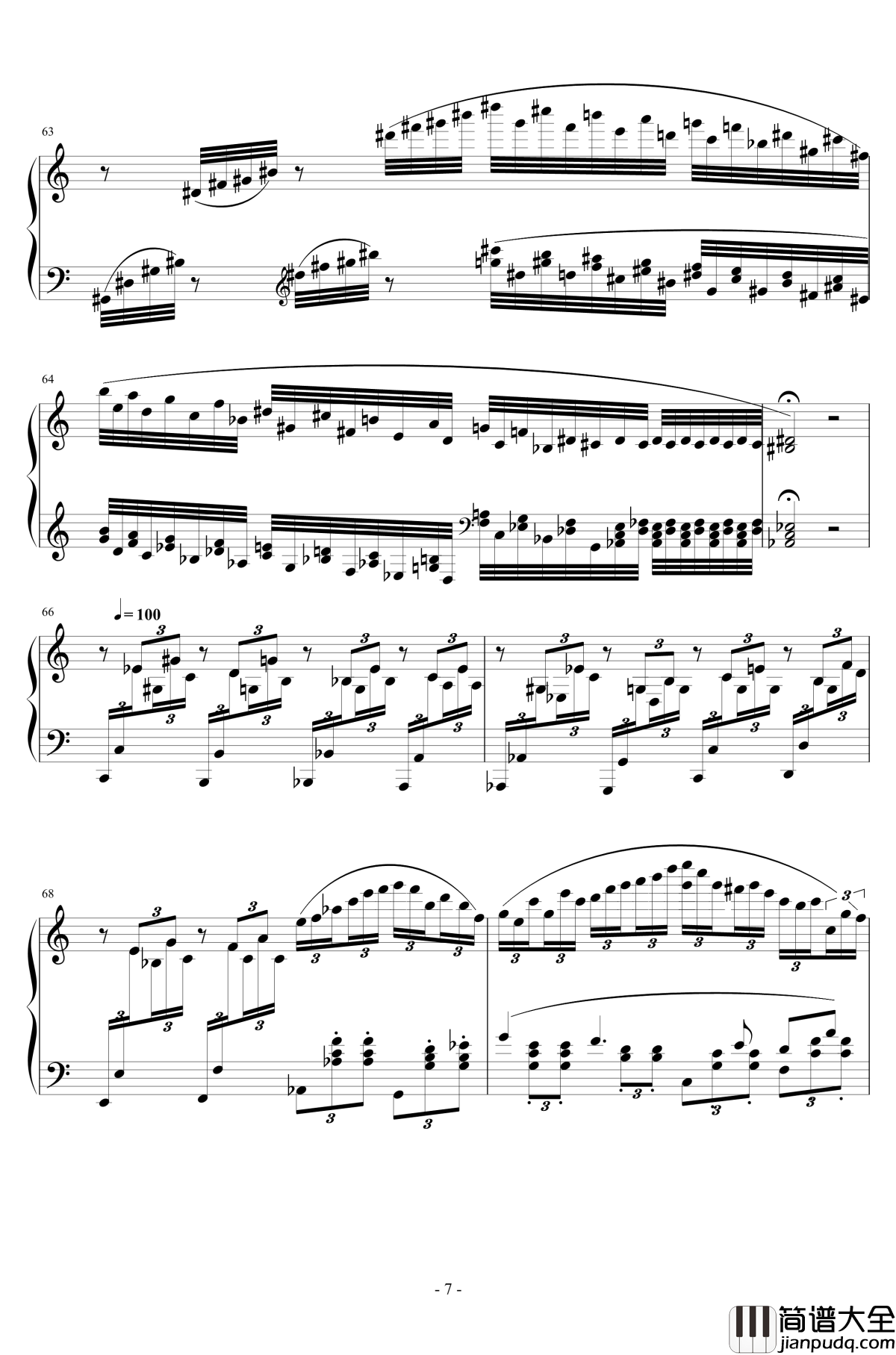 Ballade_No.1,_Op.92钢琴谱_一个球