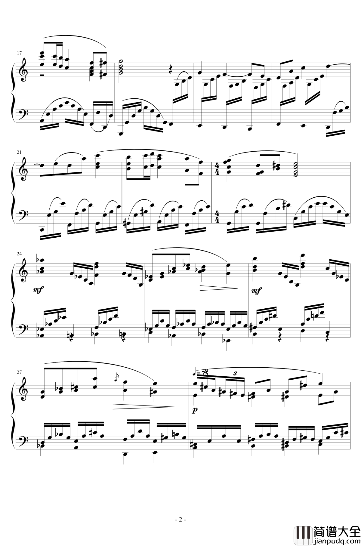 Ballade_No.1,_Op.92钢琴谱_一个球