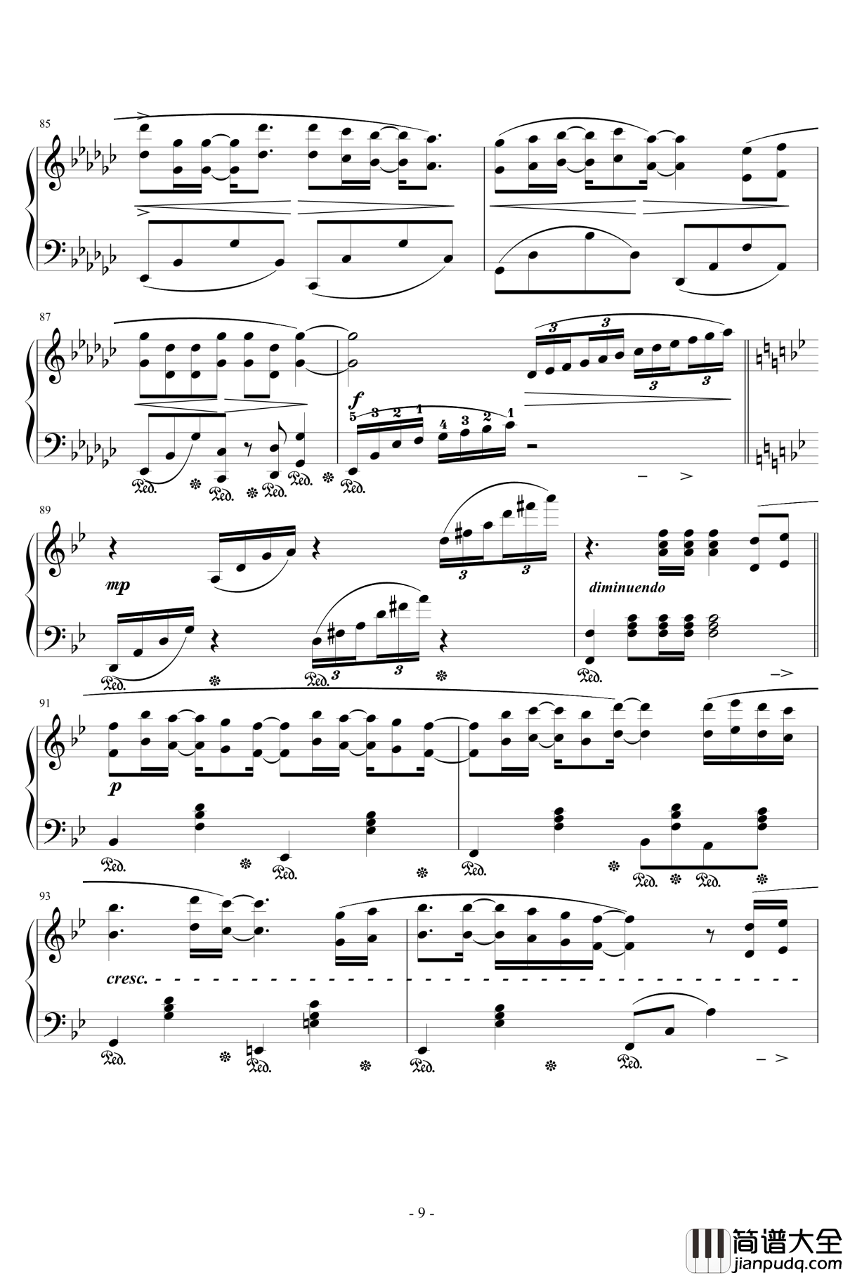 樱之雨钢琴谱_交响乐版_初音未来