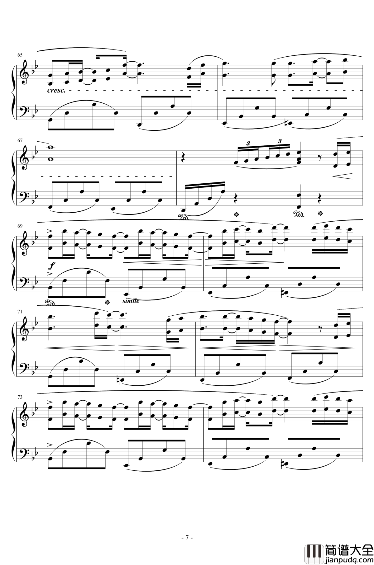 樱之雨钢琴谱_交响乐版_初音未来