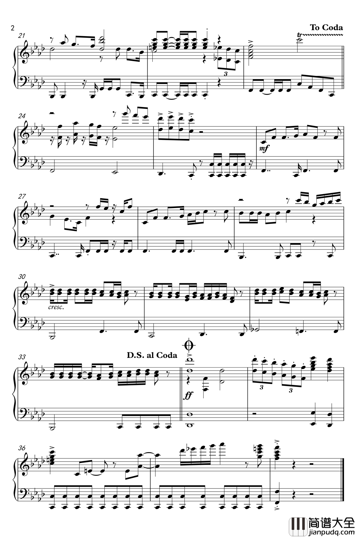 恶魔人之歌钢琴谱_恶魔人