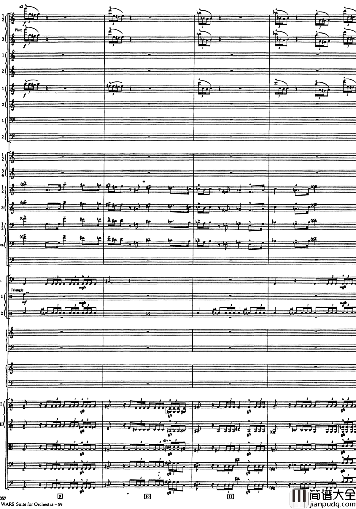 帝国进行曲总谱钢琴谱_The_Imperial_March_Full_Orchestra_John_Williams