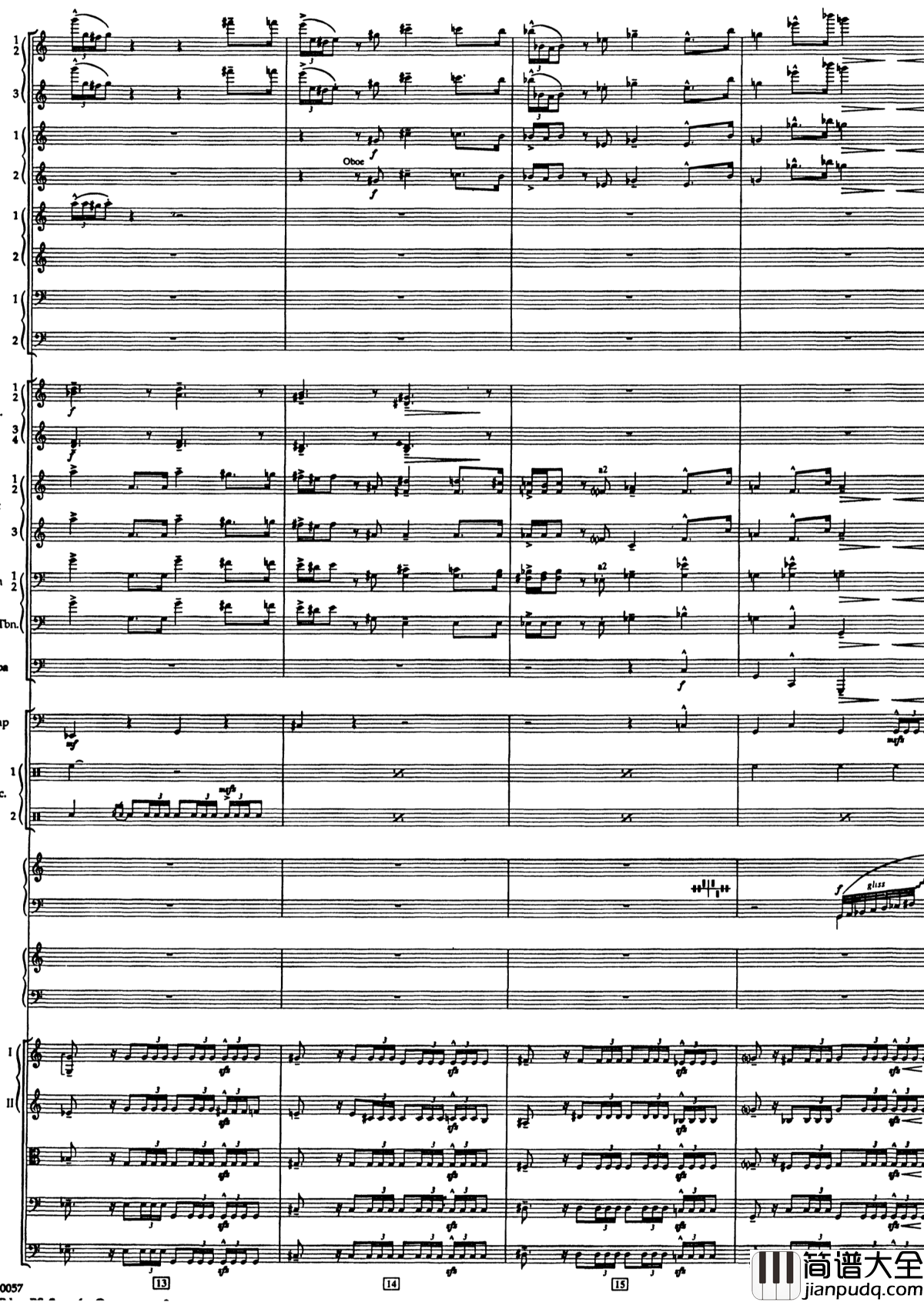 帝国进行曲总谱钢琴谱_The_Imperial_March_Full_Orchestra_John_Williams