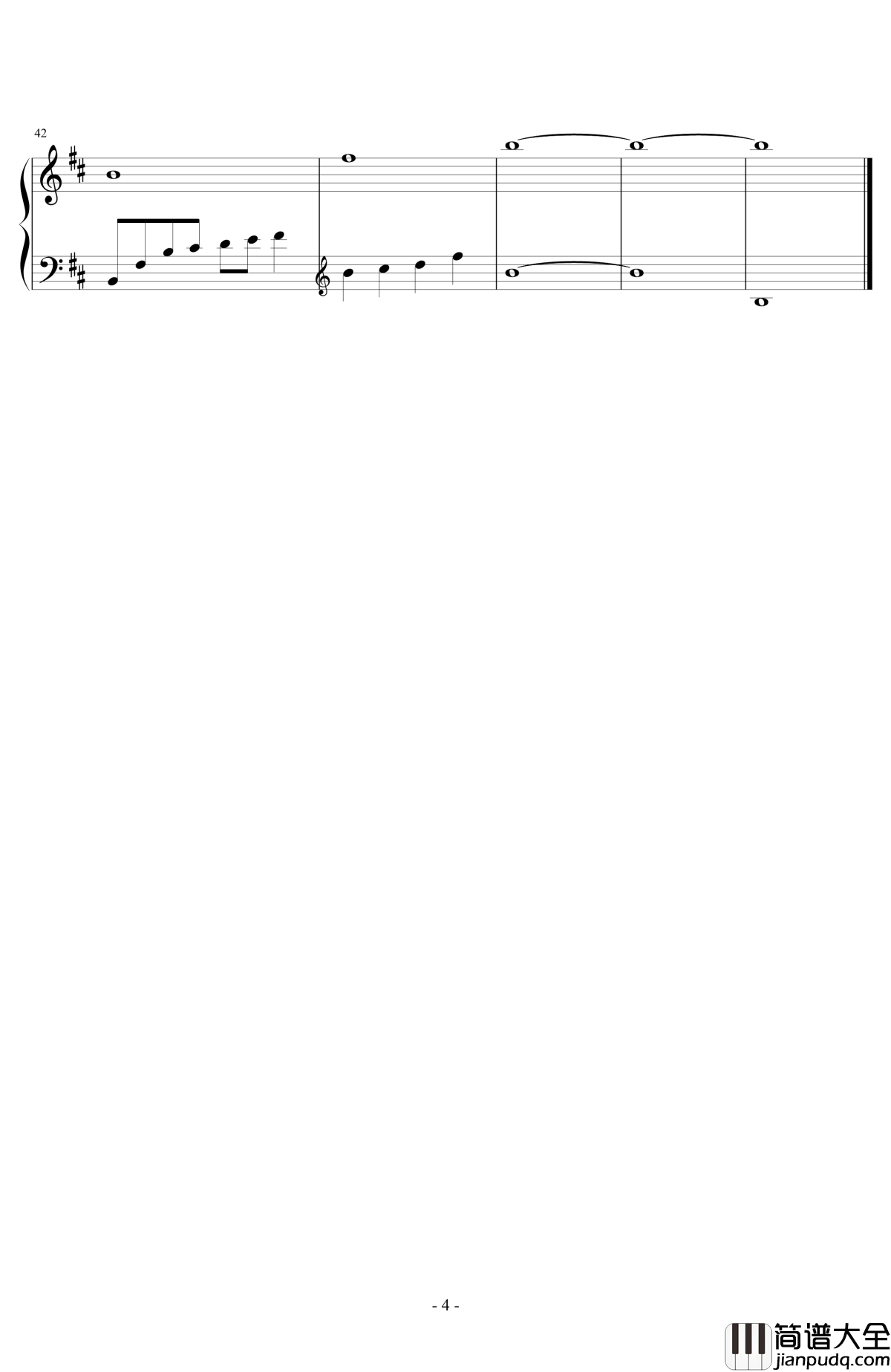 B小调幻想曲钢琴谱_此人不需要昵称