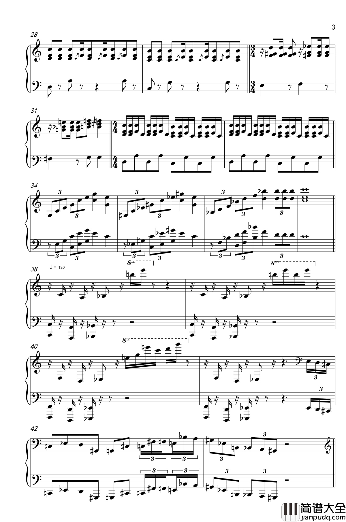 超级玛丽经典bgm合集钢琴谱_任天堂