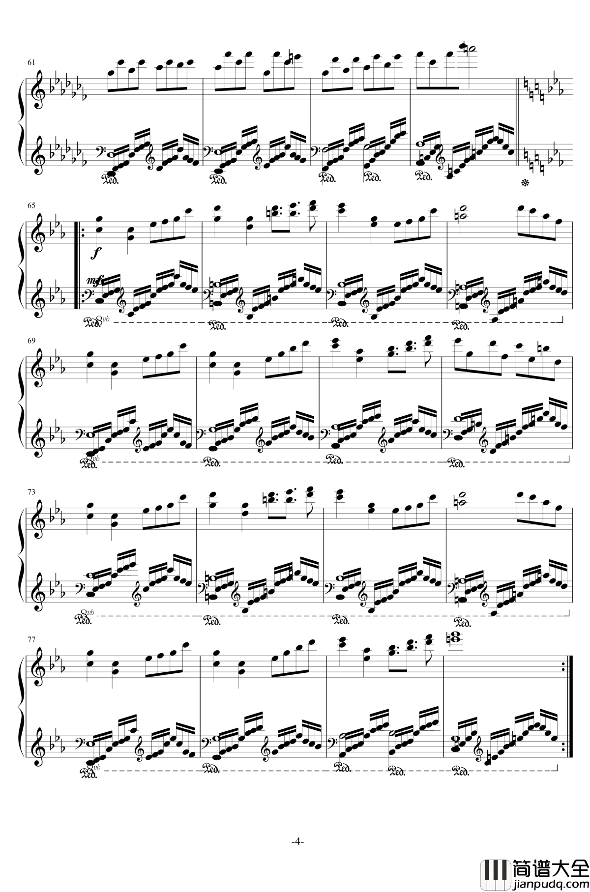 Nightmare_Diary钢琴谱_秘封噩梦日记