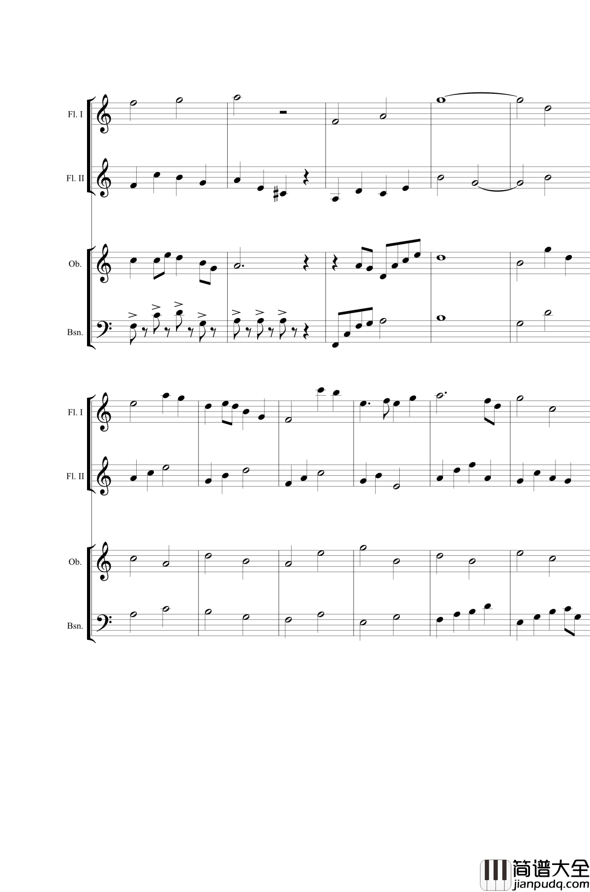 孔子钢琴谱_nzh1934