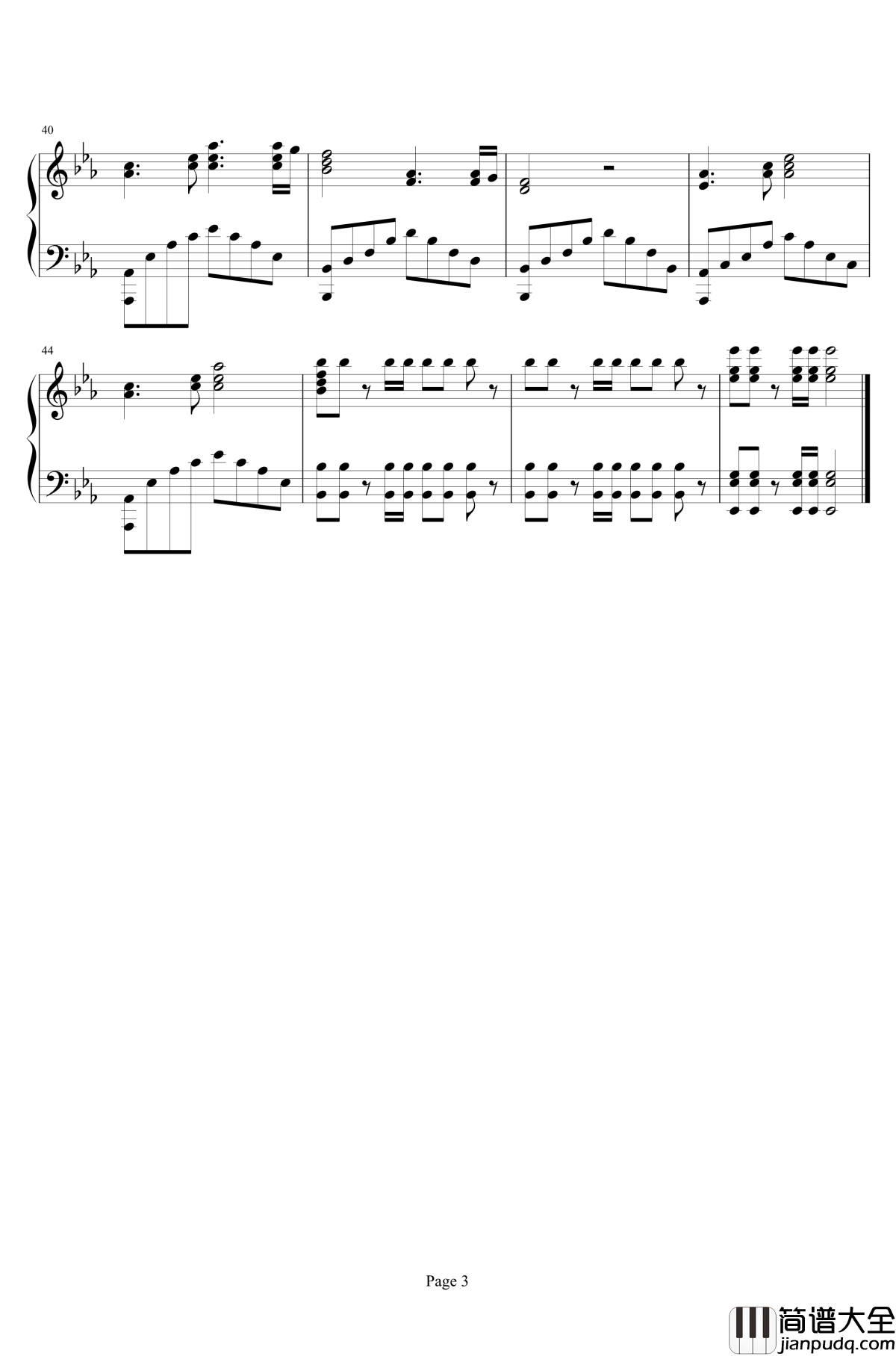 精灵宝可梦_出场式·入场式音乐钢琴谱