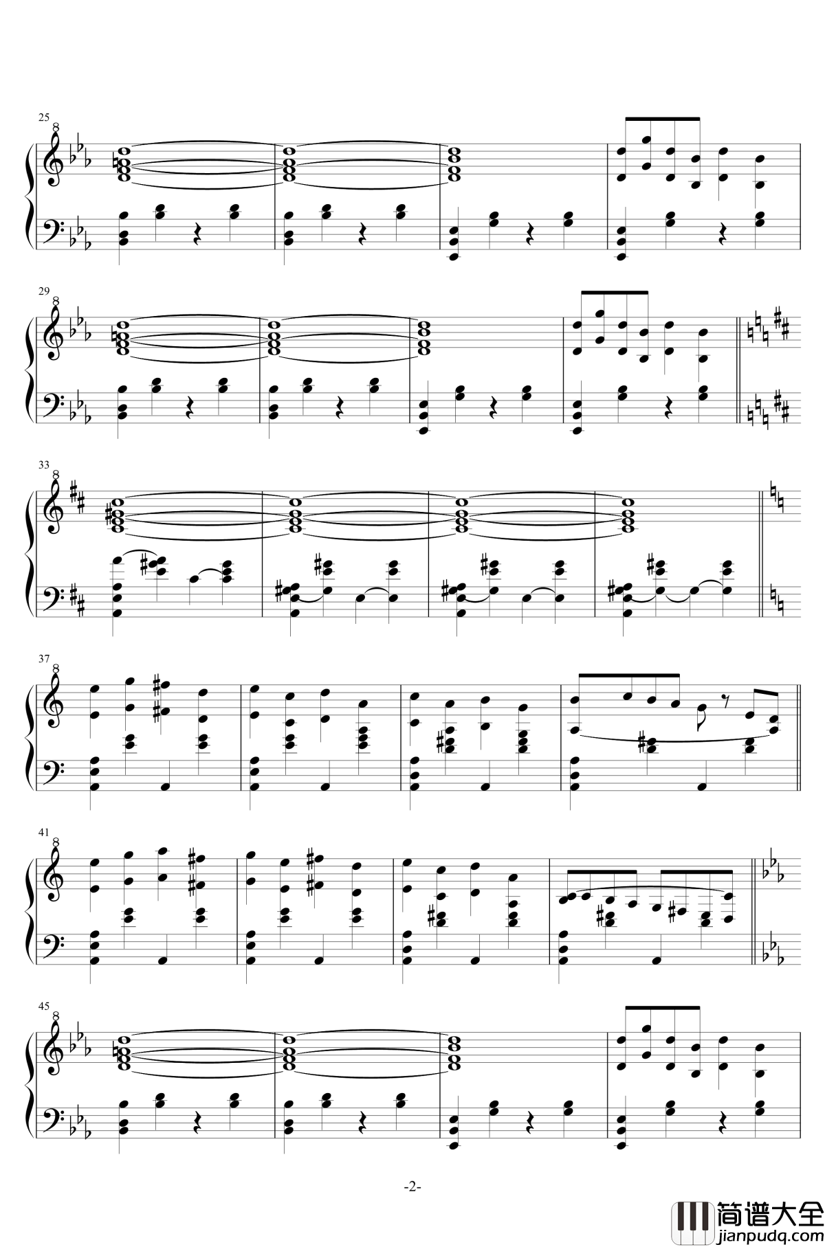 寒冬The_Winter钢琴谱_跳舞的线Dancing_Line