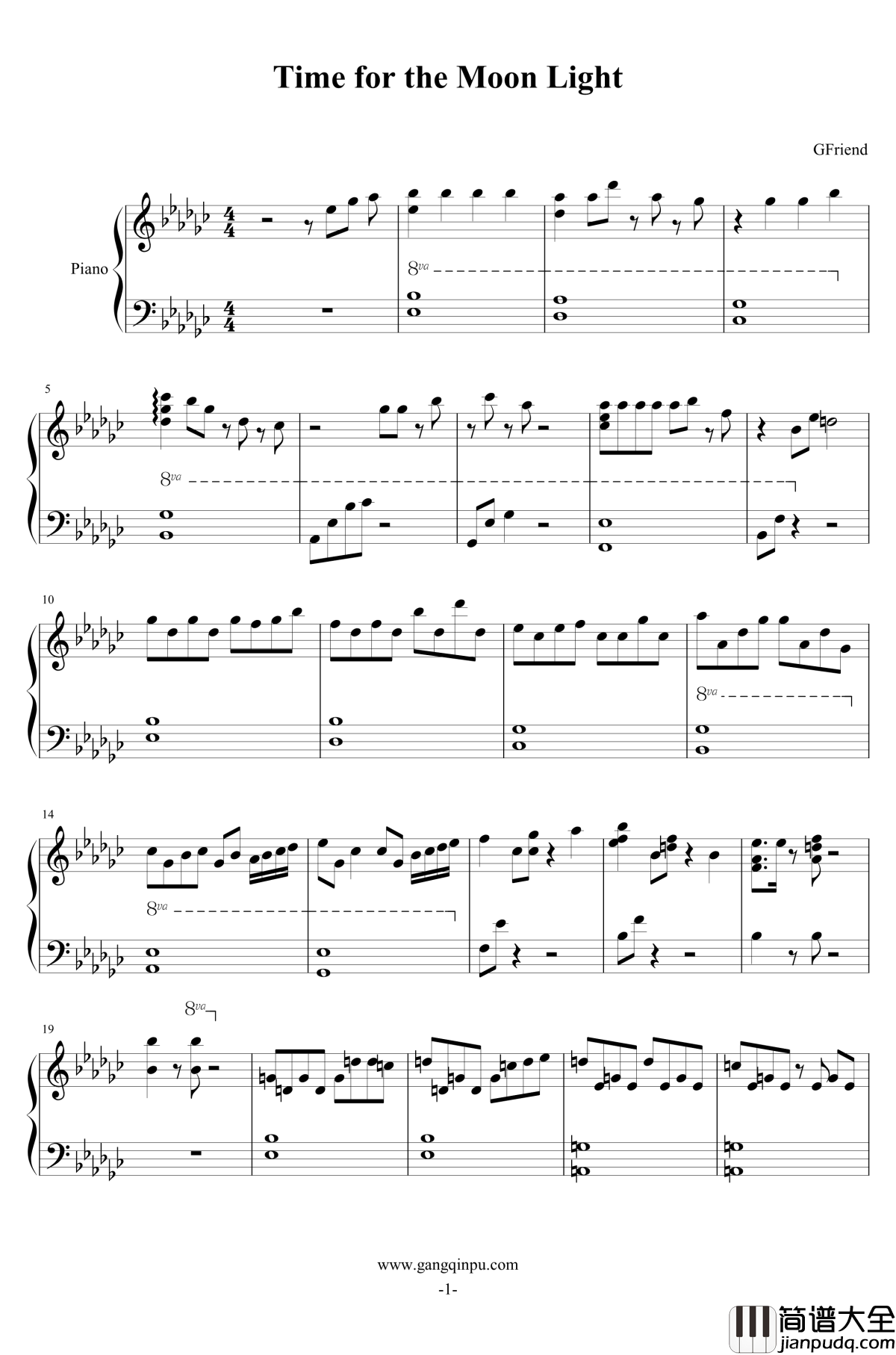 Time_For_The_Moon_Night_夜_钢琴谱_GFRIEND