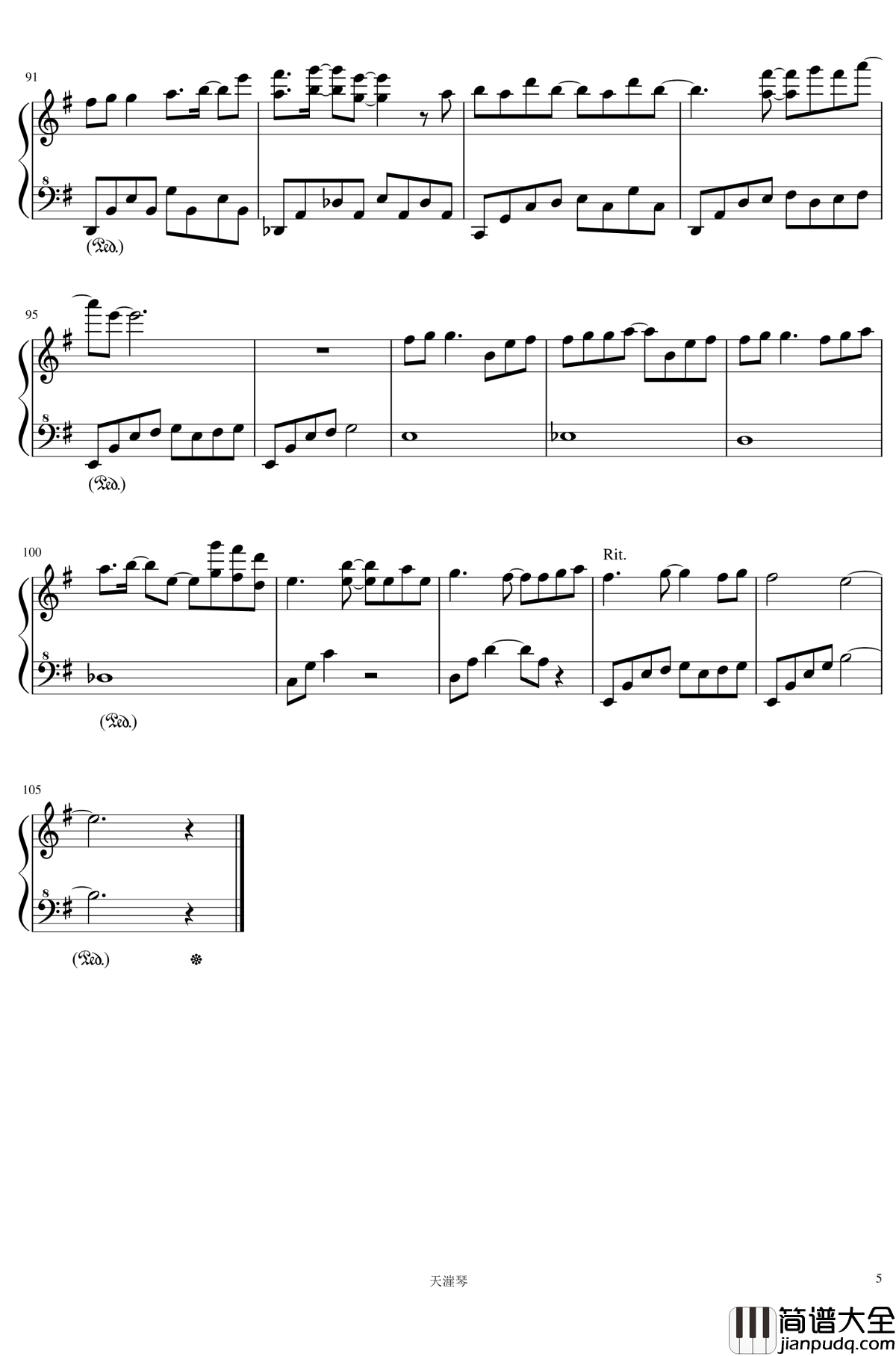 Bonus_Track钢琴谱_说不出口的话_Yulia