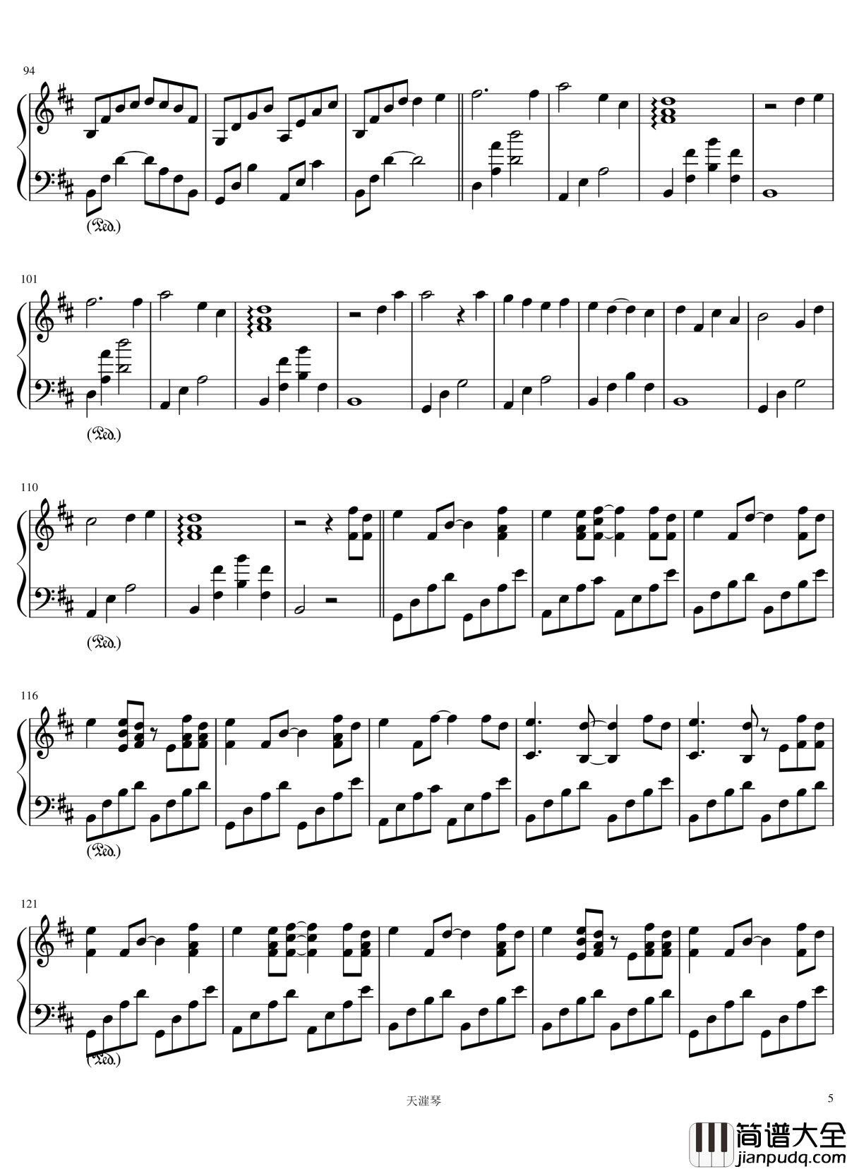 Take_me_hand钢琴谱_钢琴独奏_DAISHI_DANCE