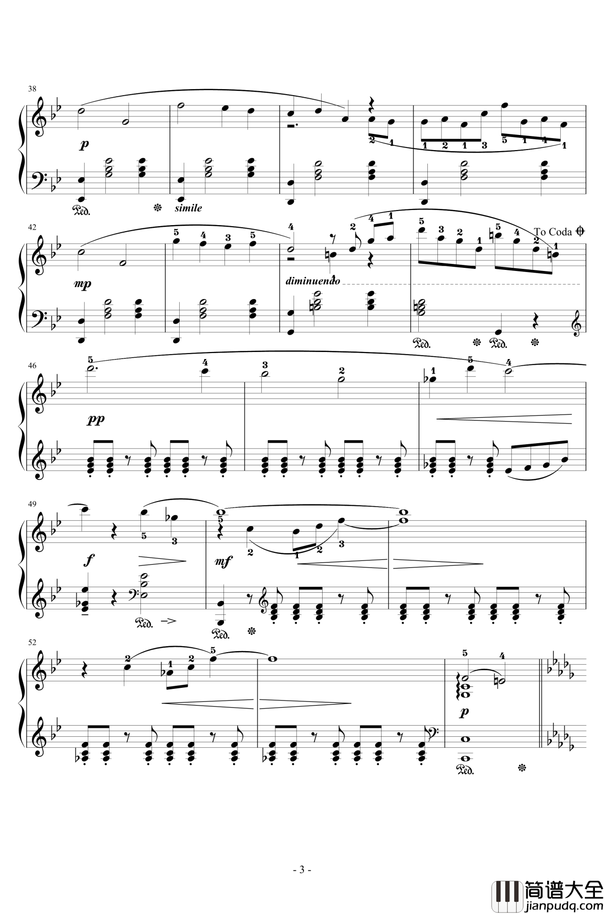 最终幻想5主旋律钢琴谱_植松伸夫