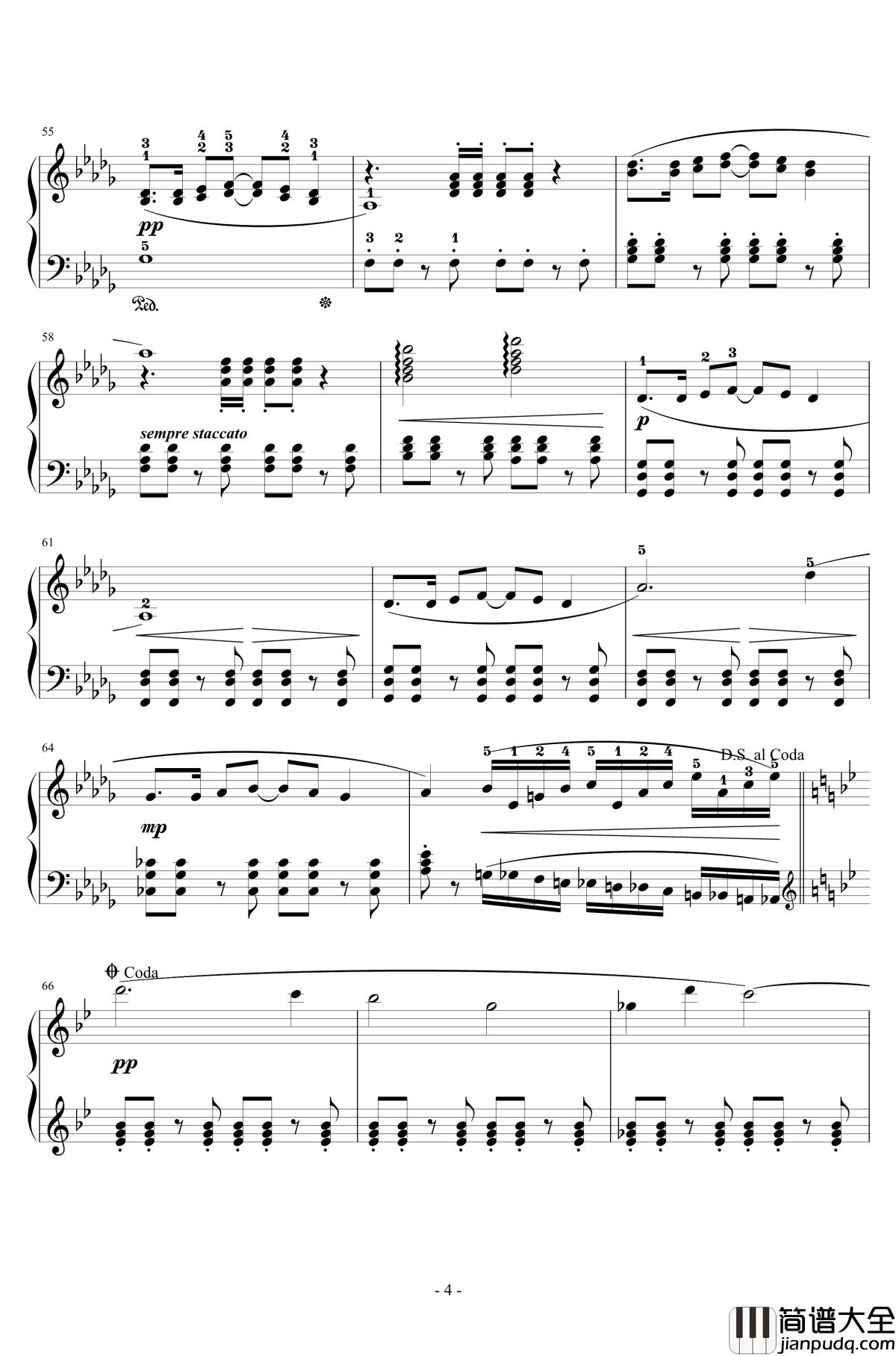 最终幻想5主旋律钢琴谱_植松伸夫