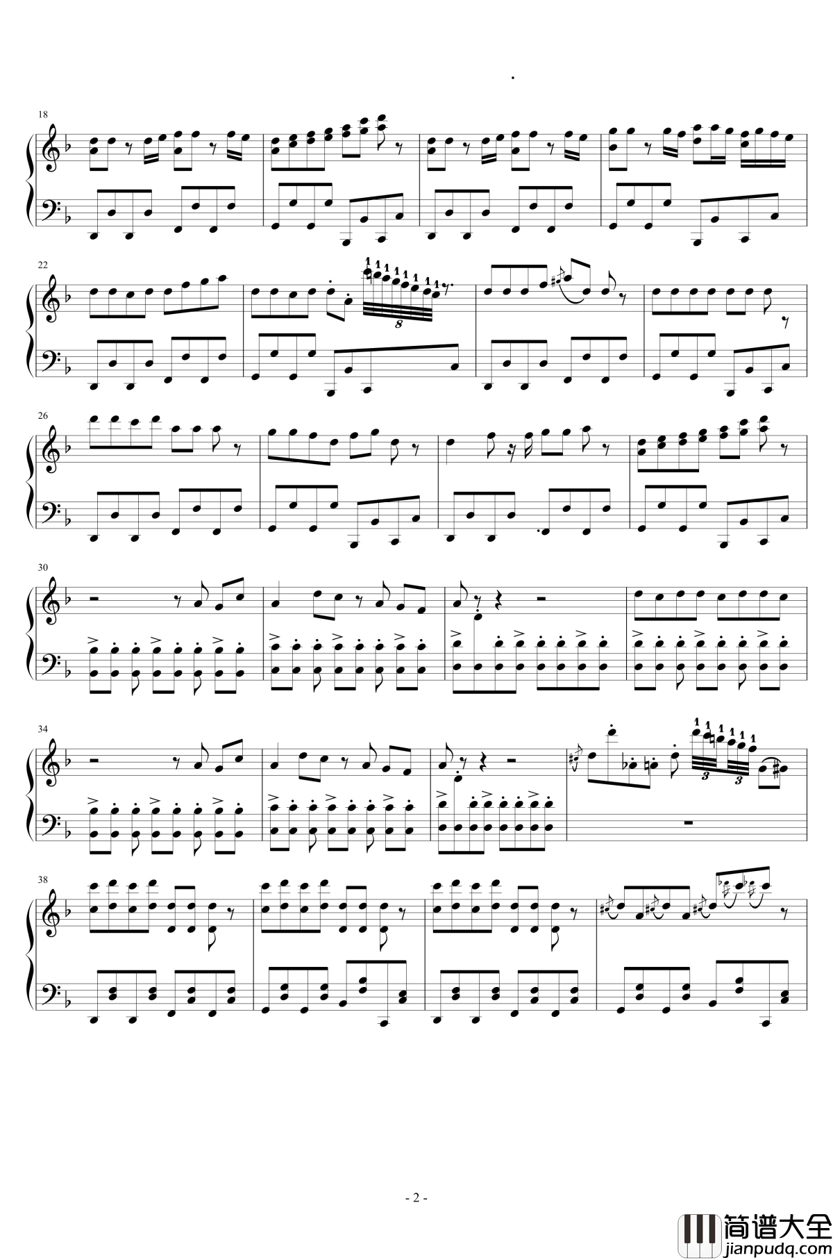 卡路里钢琴谱_Grog编配_火箭少女101