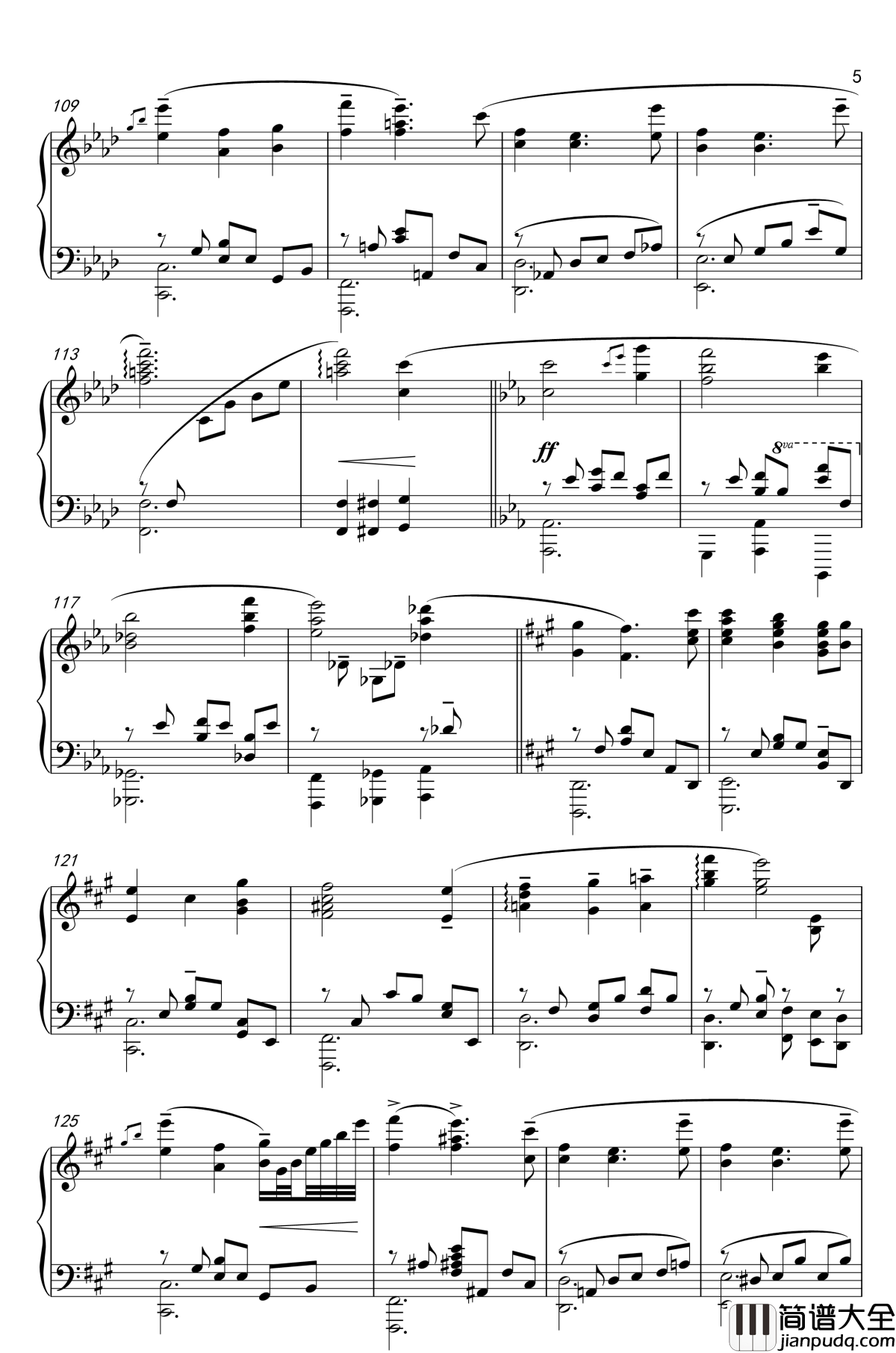 あした来る日钢琴谱_TV动画_小鸠。_主题曲_小鸠