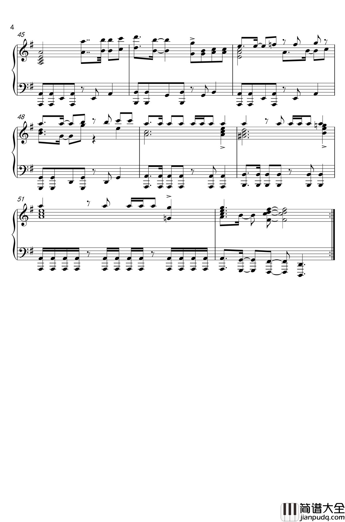 炎妃龙主题曲钢琴谱__World_version_怪物猎人世界_怪物猎人