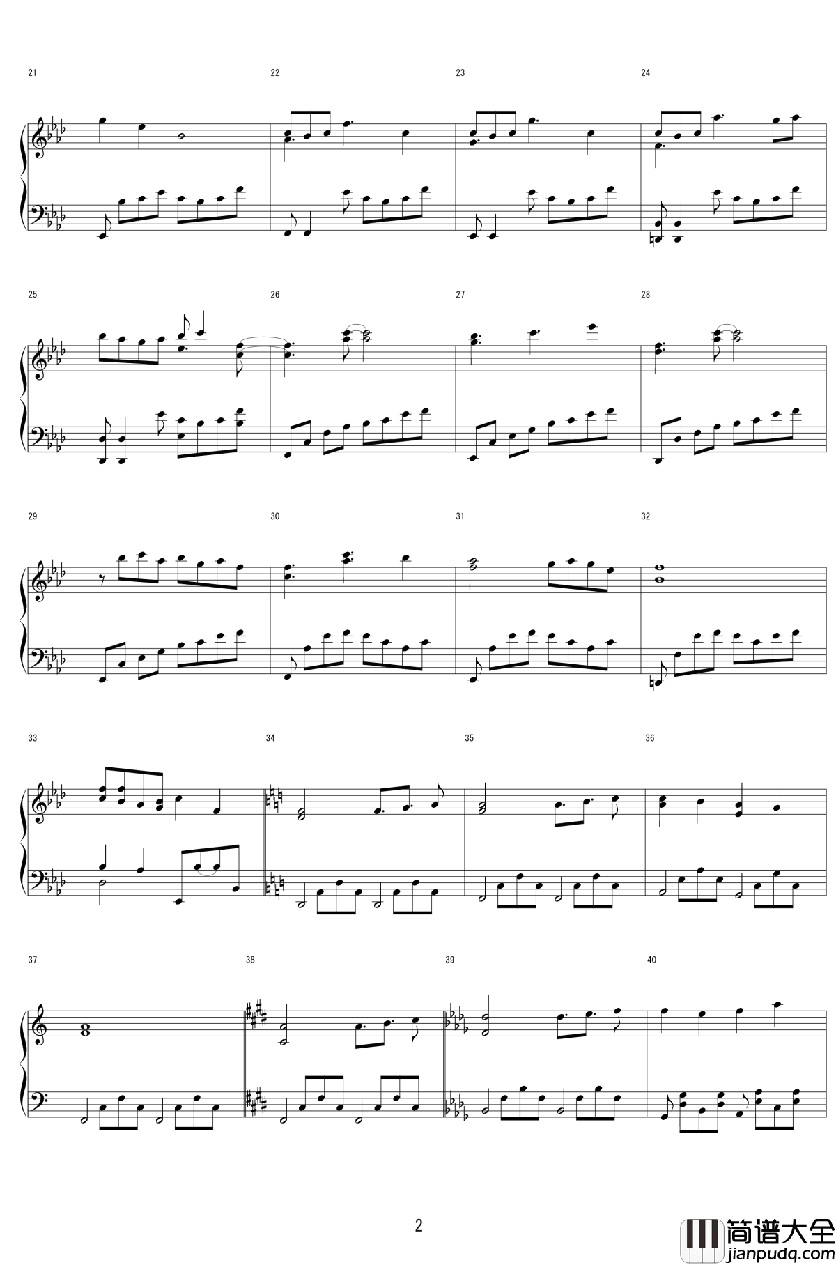 少女曾见的日本原风景钢琴谱_东方风神录_东方project