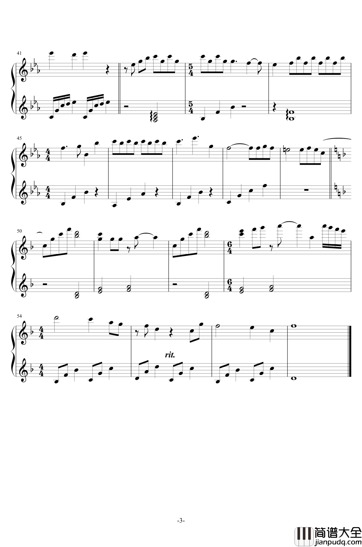 Joyce's_Theme钢琴谱_钢琴块电台_钢琴块2