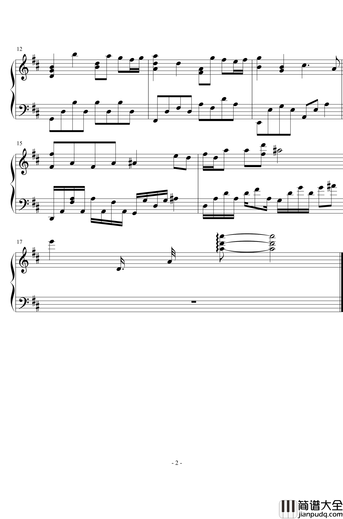 航拍中国钢琴谱_结尾钢琴_王备