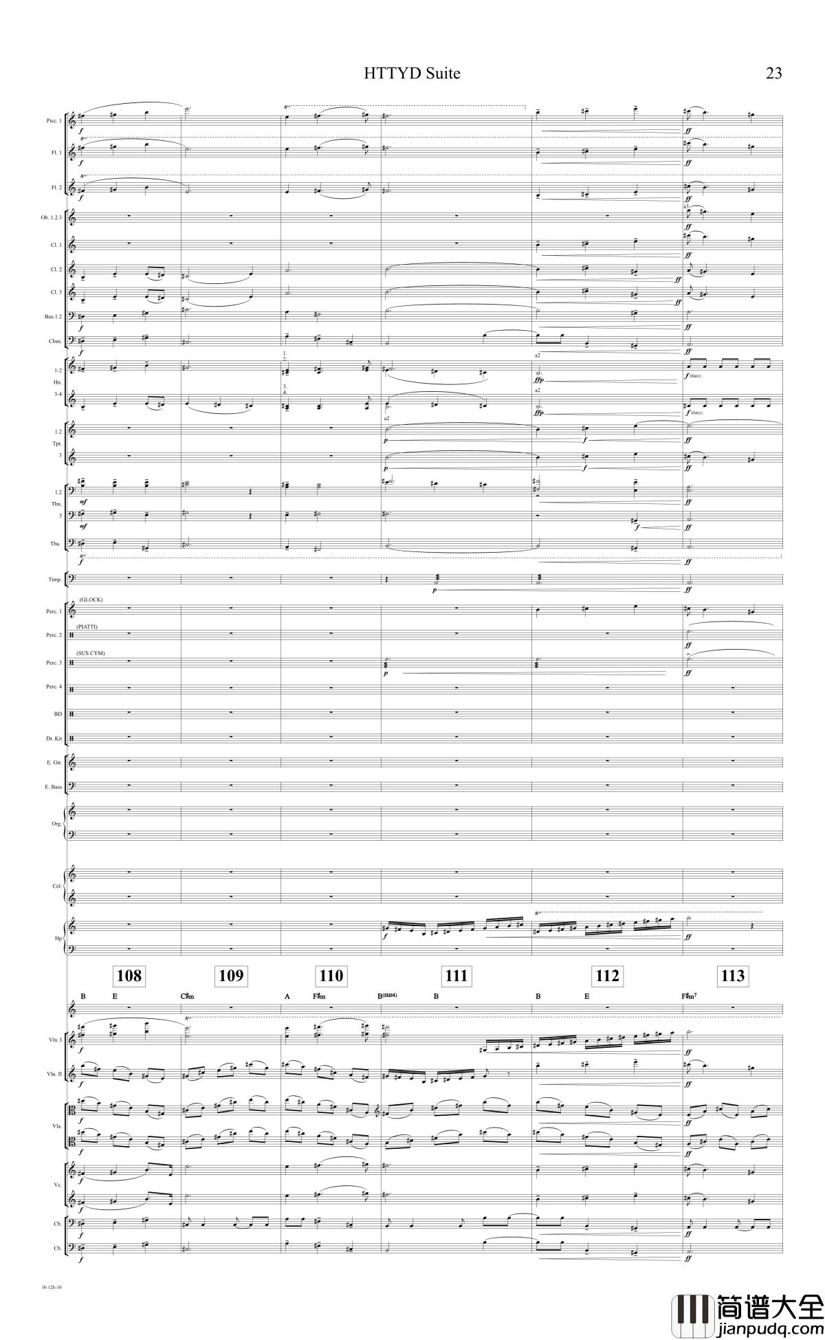 How_to_train_your_dragon_Suite钢琴谱_驯龙高手