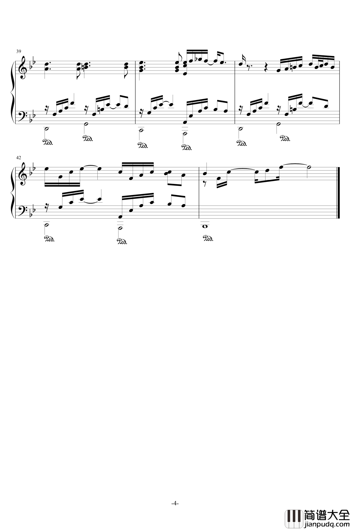 冰封雪域钢琴谱_简_冒险岛