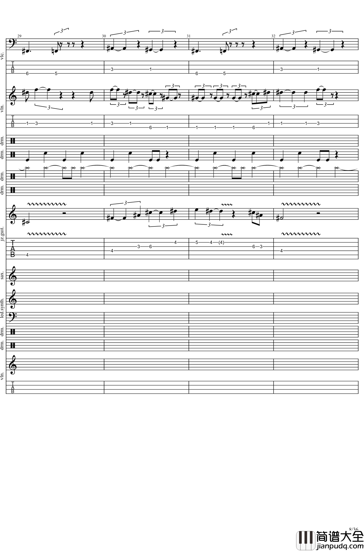 epic_sax_guy钢琴谱_ray_charles_hit_the_road_jack