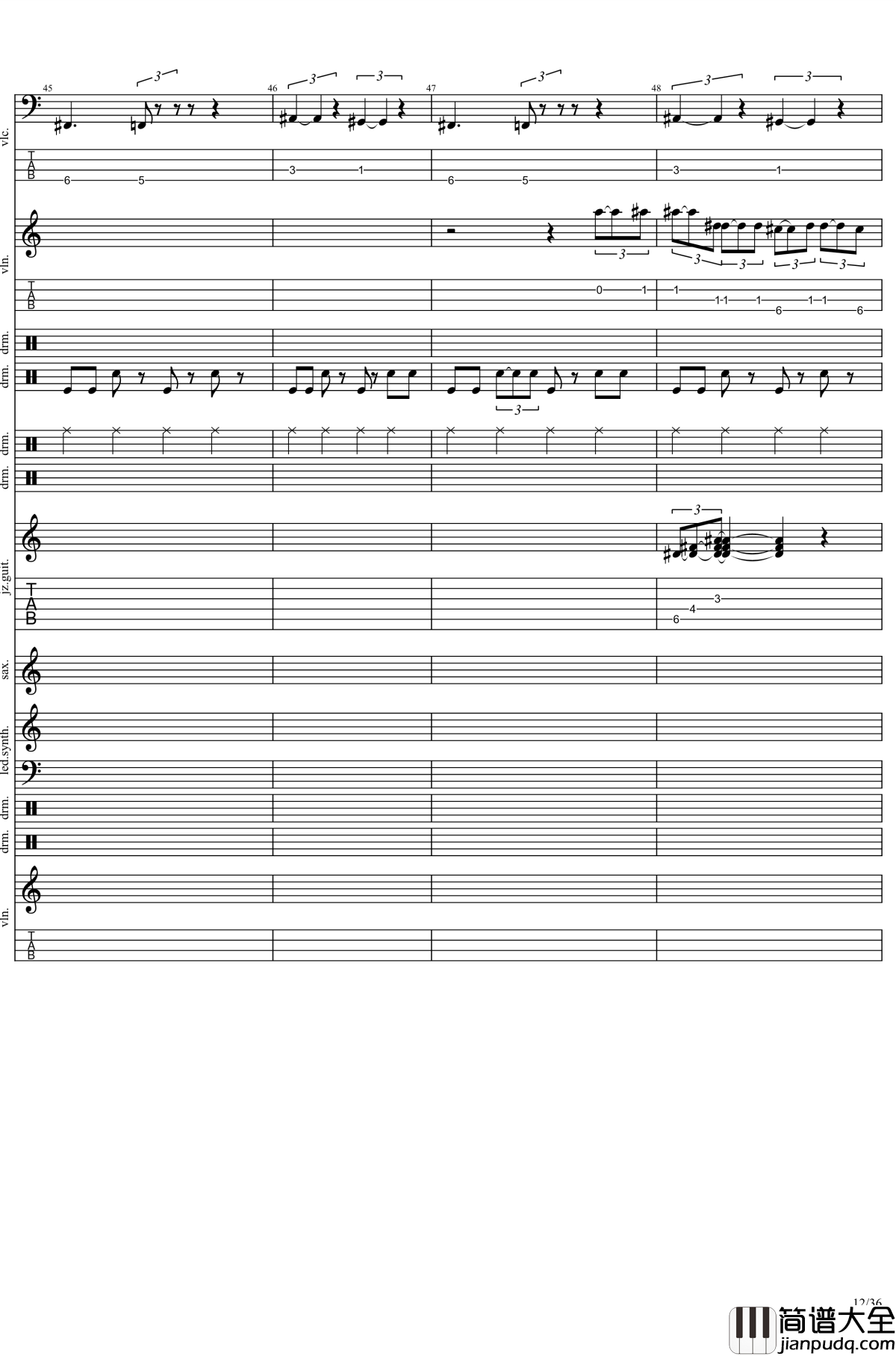 epic_sax_guy钢琴谱_ray_charles_hit_the_road_jack