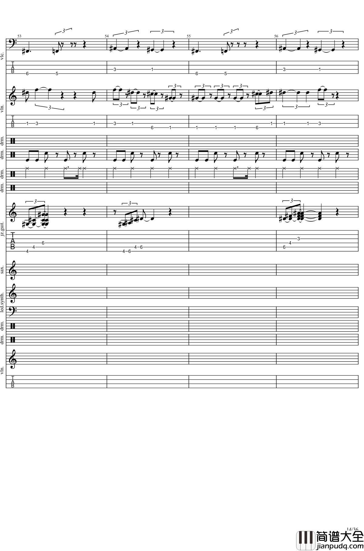 epic_sax_guy钢琴谱_ray_charles_hit_the_road_jack