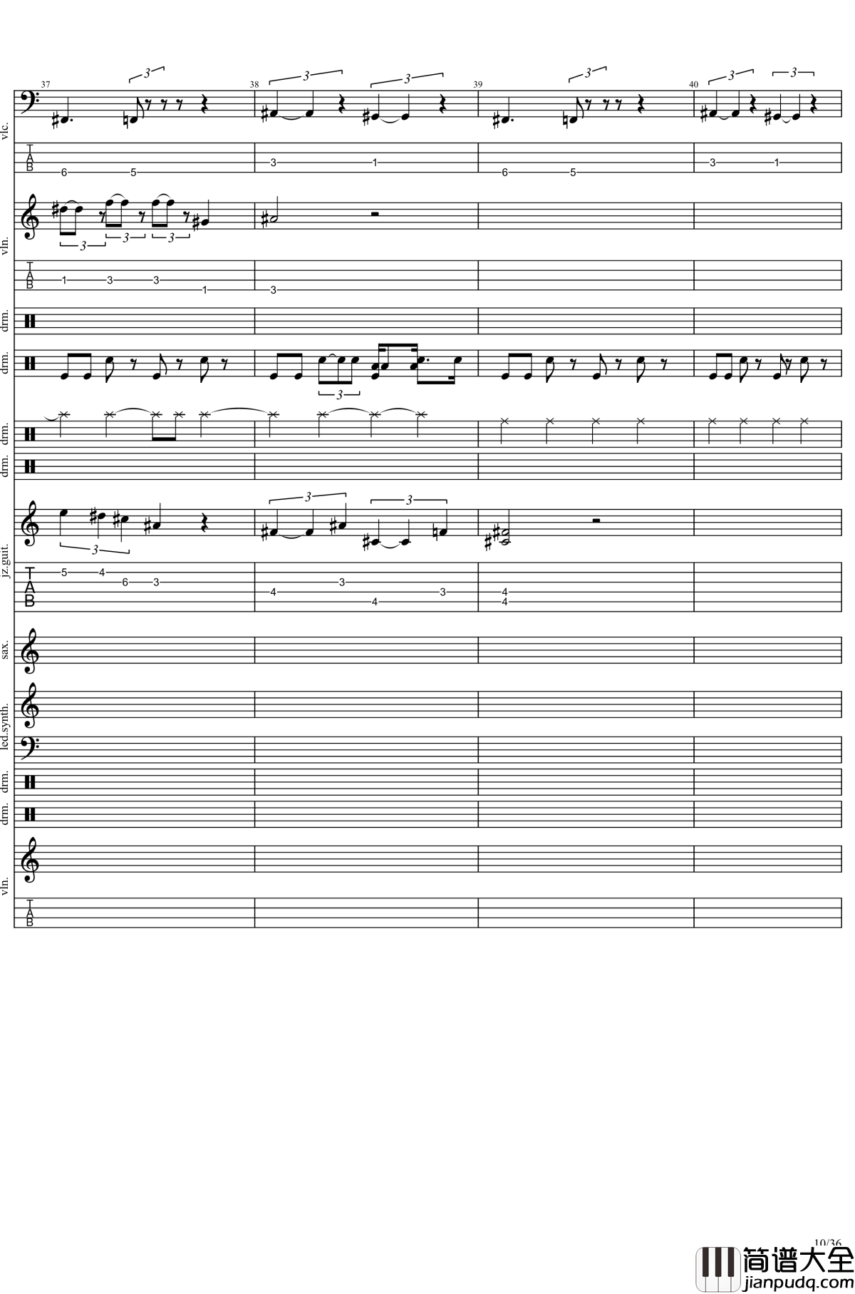 epic_sax_guy钢琴谱_ray_charles_hit_the_road_jack