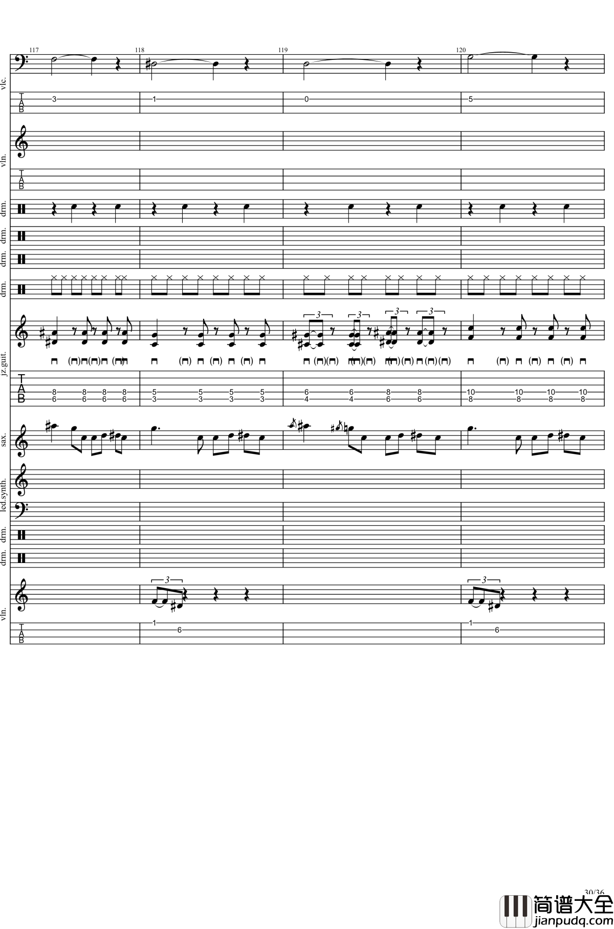 epic_sax_guy钢琴谱_ray_charles_hit_the_road_jack