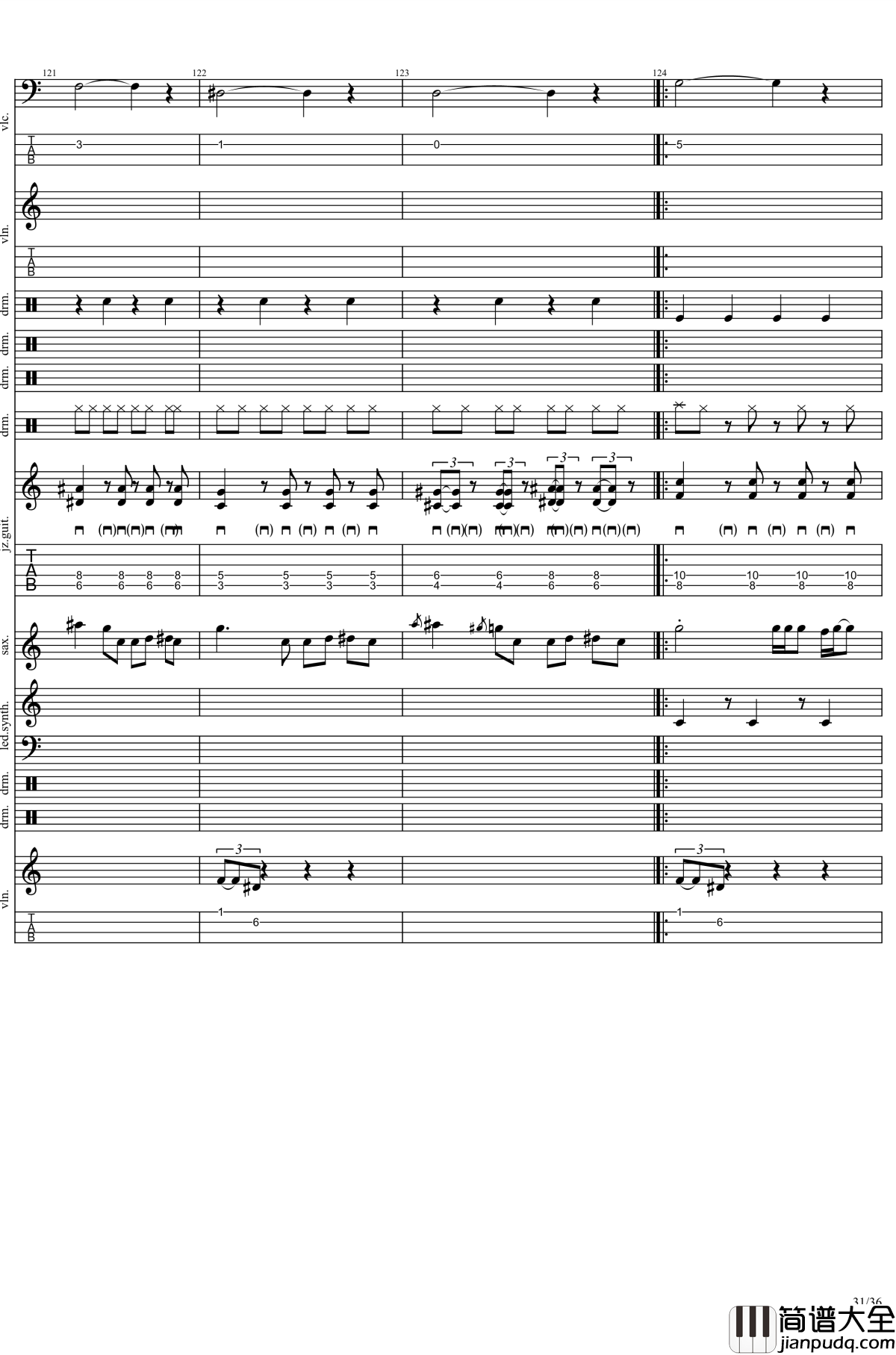 epic_sax_guy钢琴谱_ray_charles_hit_the_road_jack