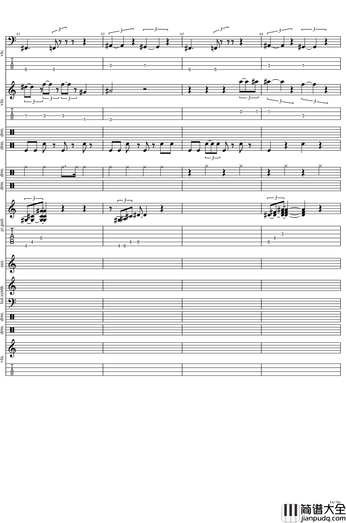 epic_sax_guy钢琴谱_ray_charles_hit_the_road_jack