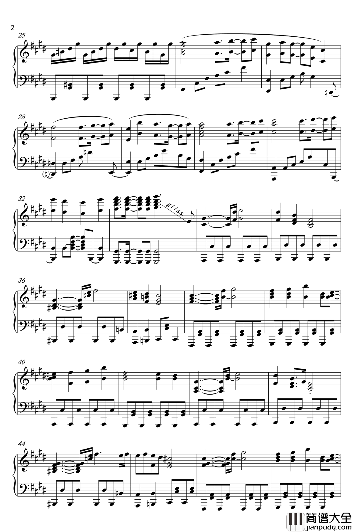 信仰是为了虚幻之人钢琴谱_幻想游戏_东方风神录_触手猴_信仰は儚き人間の為に