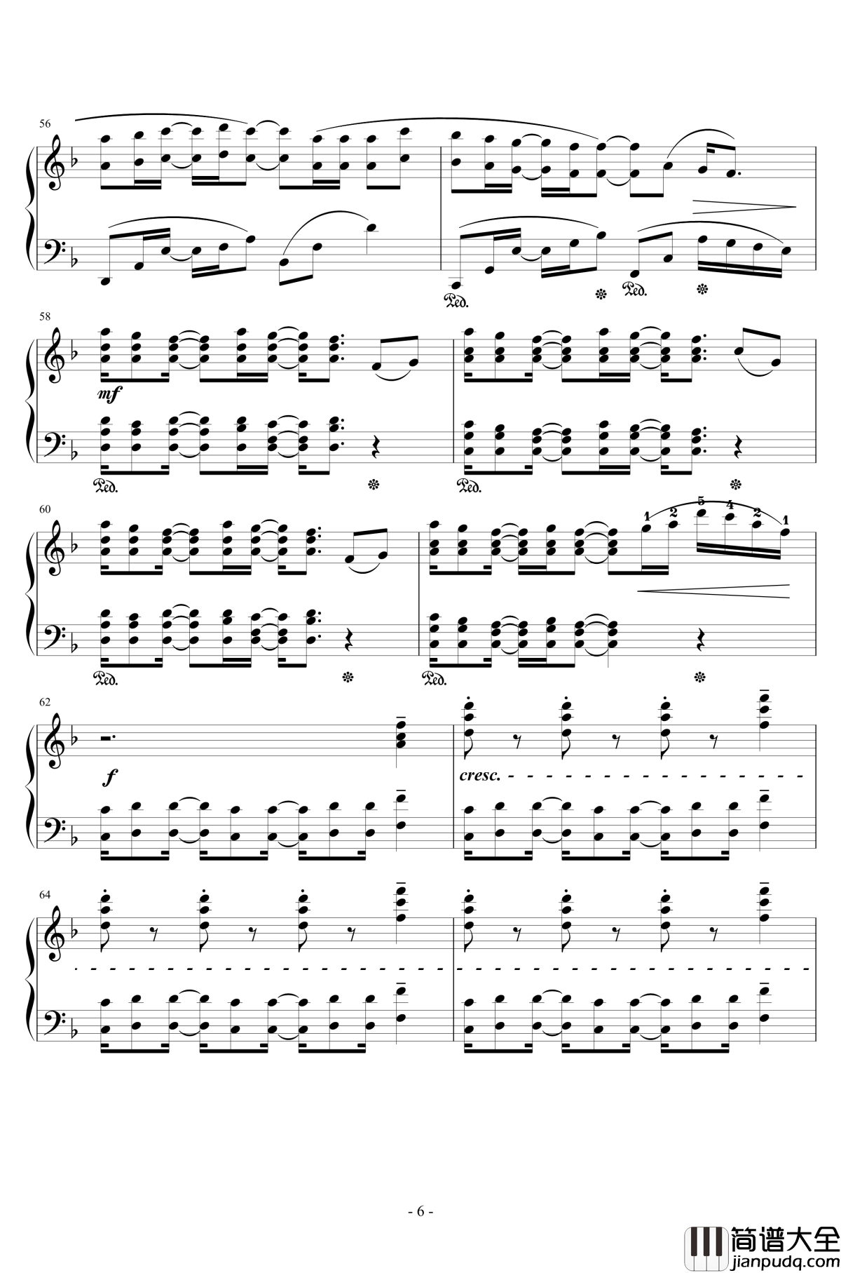 Connecting钢琴谱_初音未来