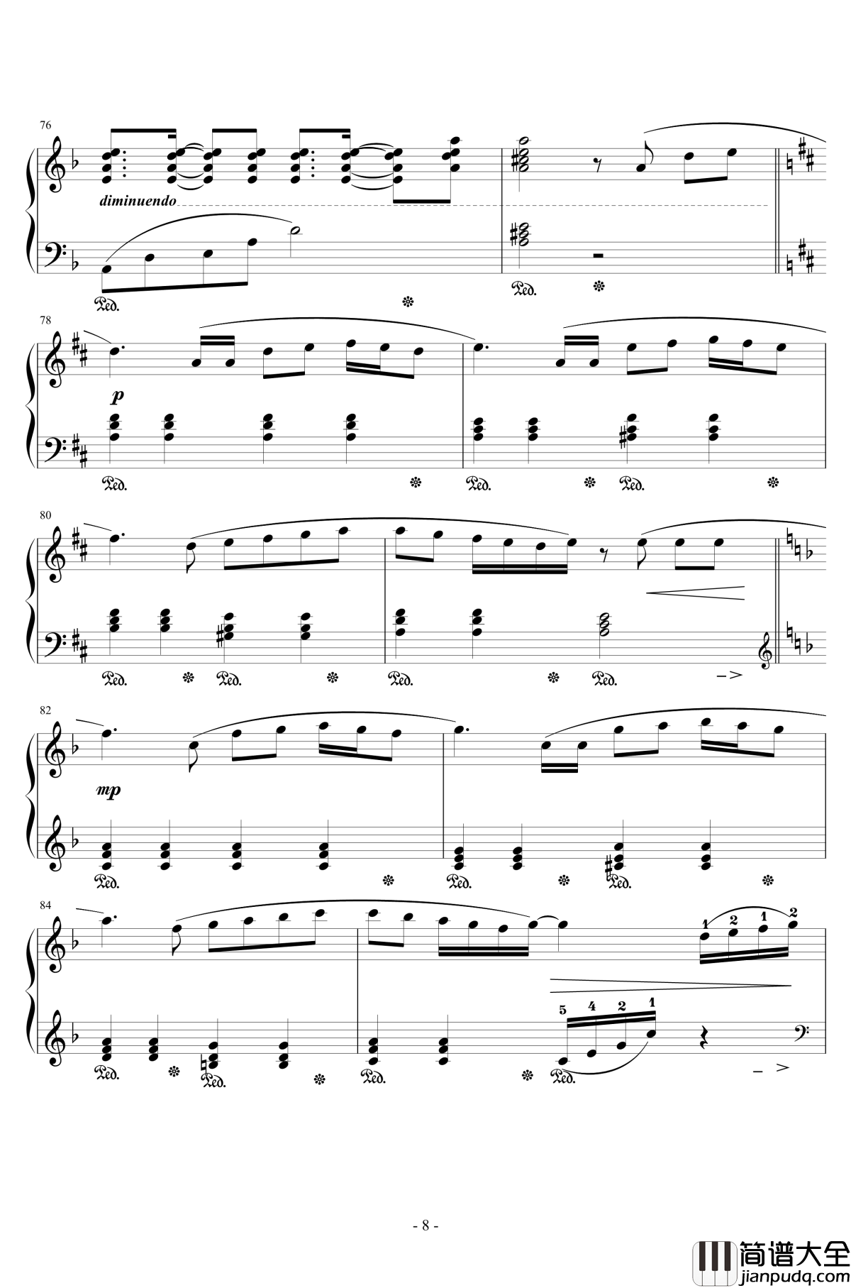 Connecting钢琴谱_初音未来