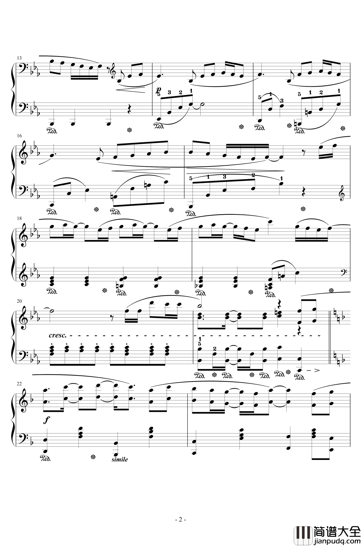 Connecting钢琴谱_初音未来