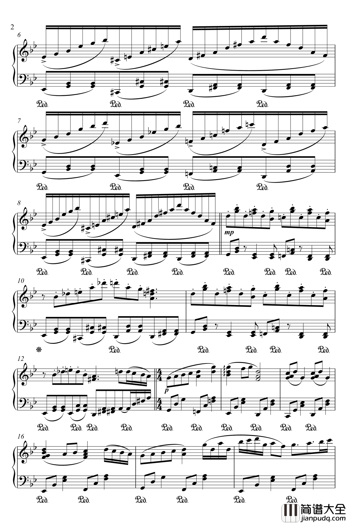 明治十七年の上海アリス钢琴谱_幻想游戏_东方红魔乡_触手猴