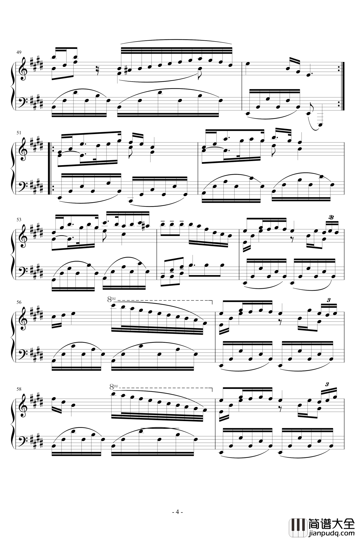 珈百璃主题变奏曲钢琴谱__薇奈的梦_改编_Kunikida_Hanayo