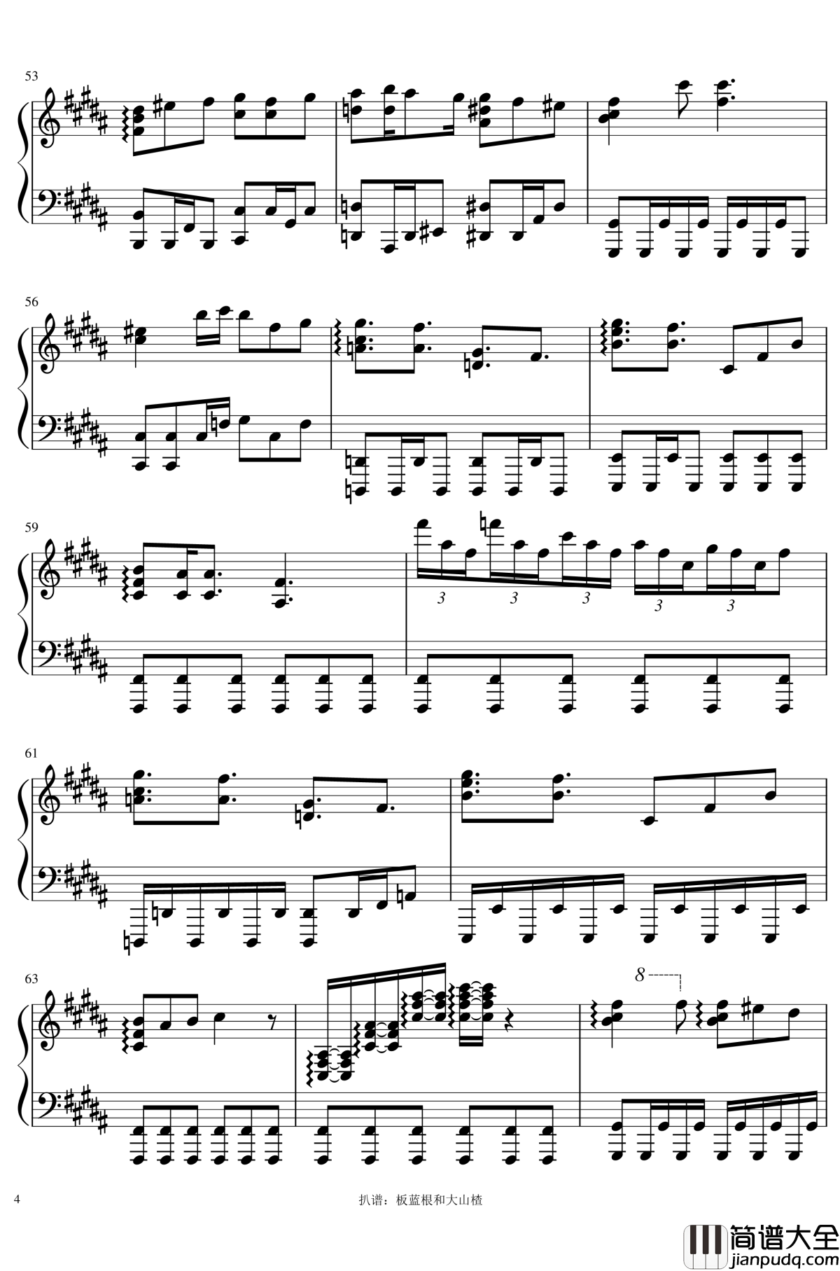 猫ハ風ニ憧レル钢琴谱_触手猴_まらしい