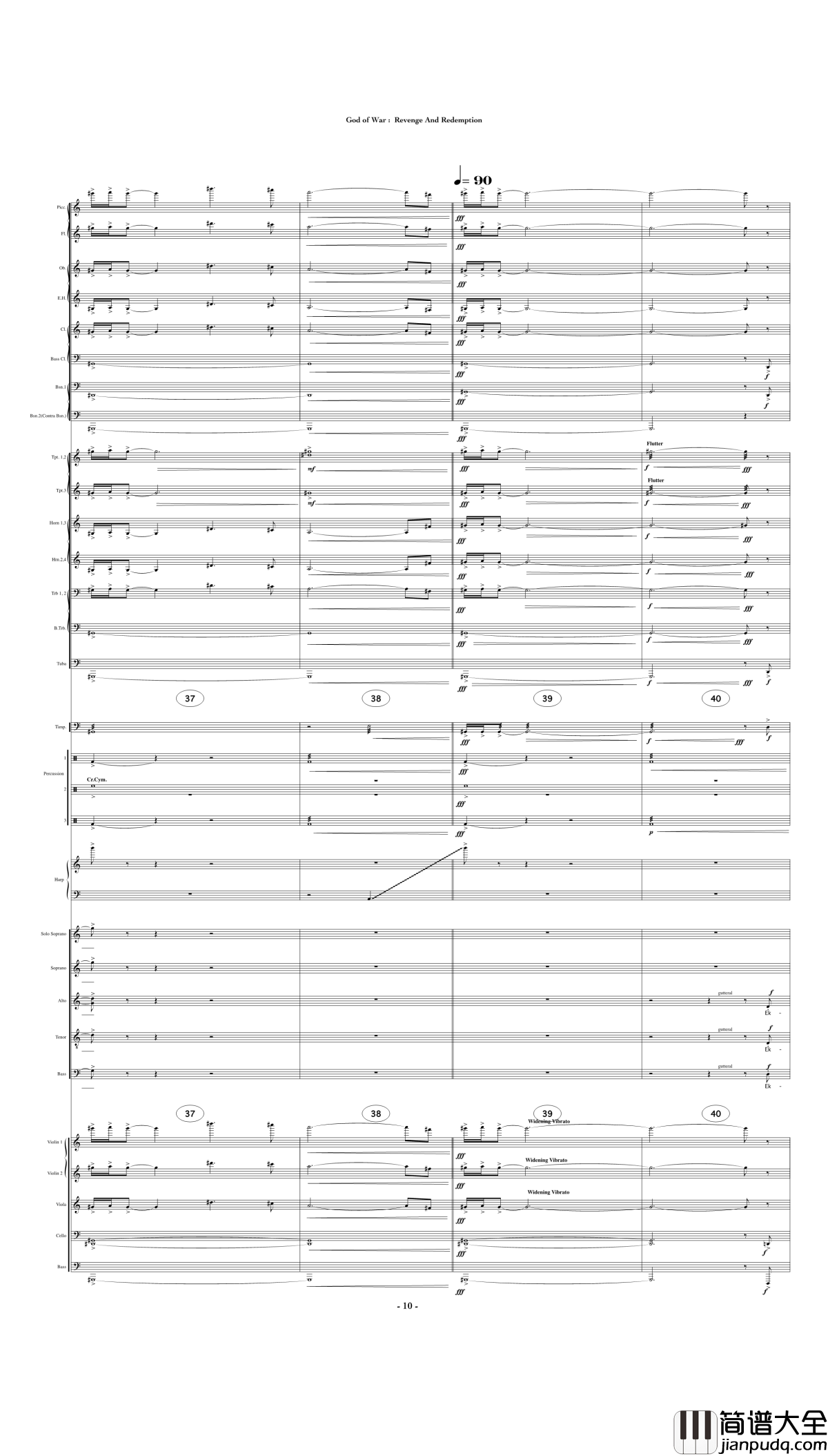 God_of_War:_Revenge_and_Redemption钢琴谱_Gerard_K._Marino