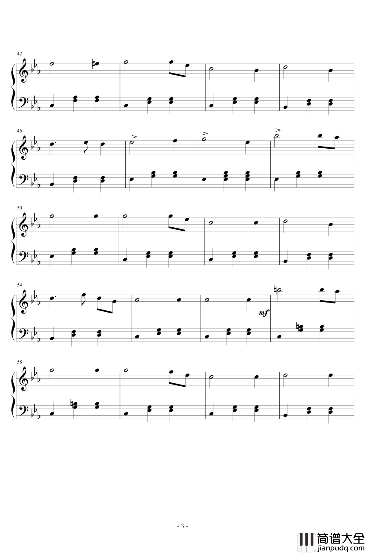 C小调圆舞曲钢琴谱_此人不需要昵称