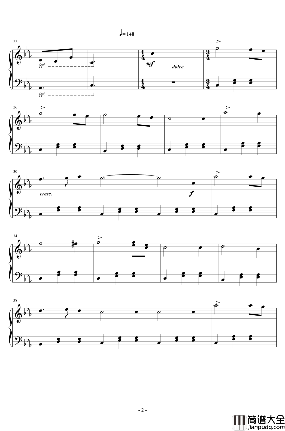 C小调圆舞曲钢琴谱_此人不需要昵称